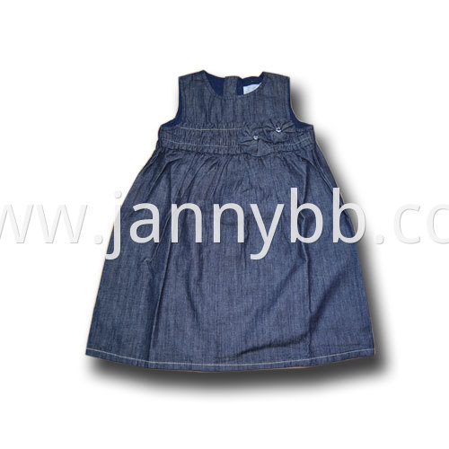 girls denim dress